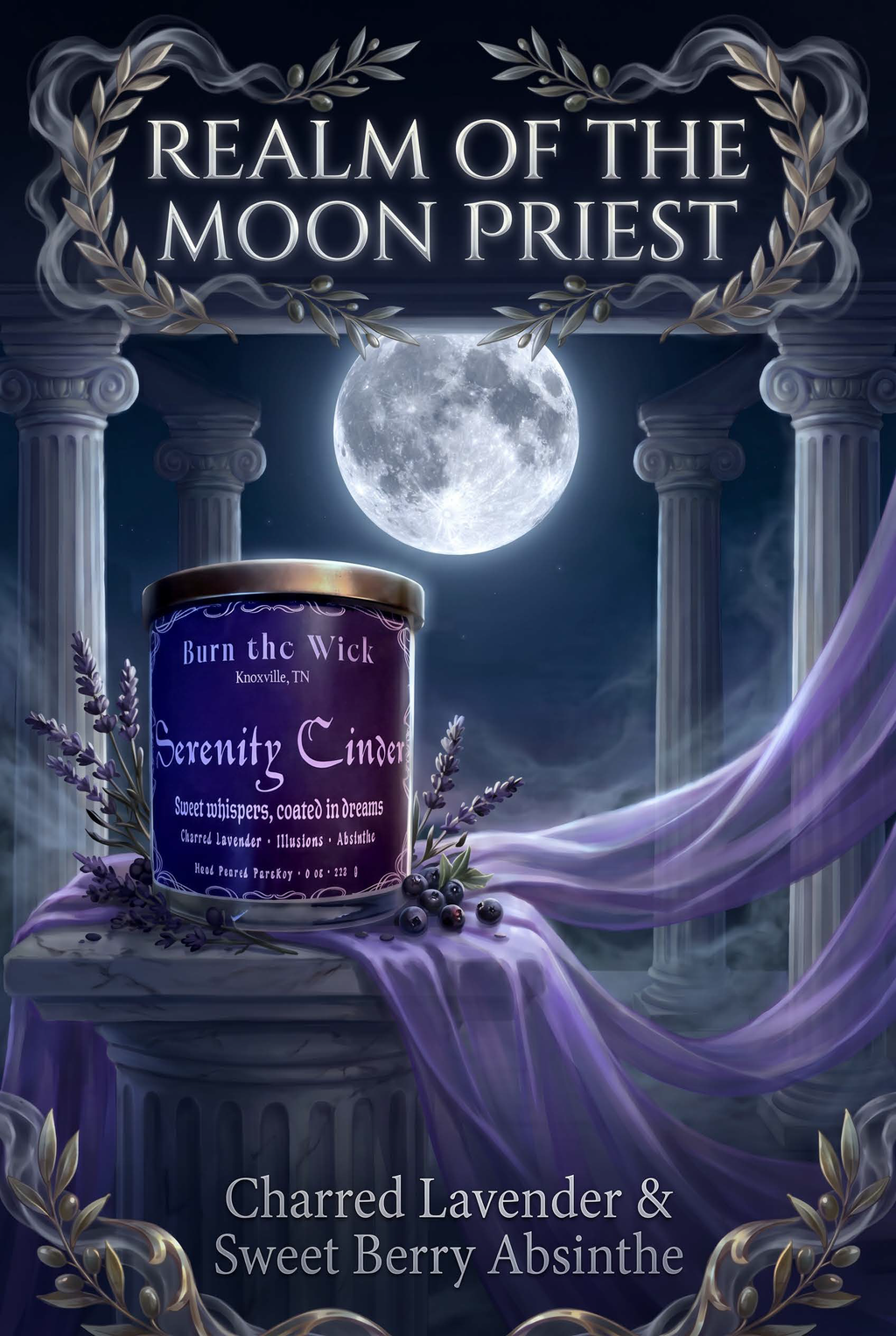 Lavender Moon Priest Candle