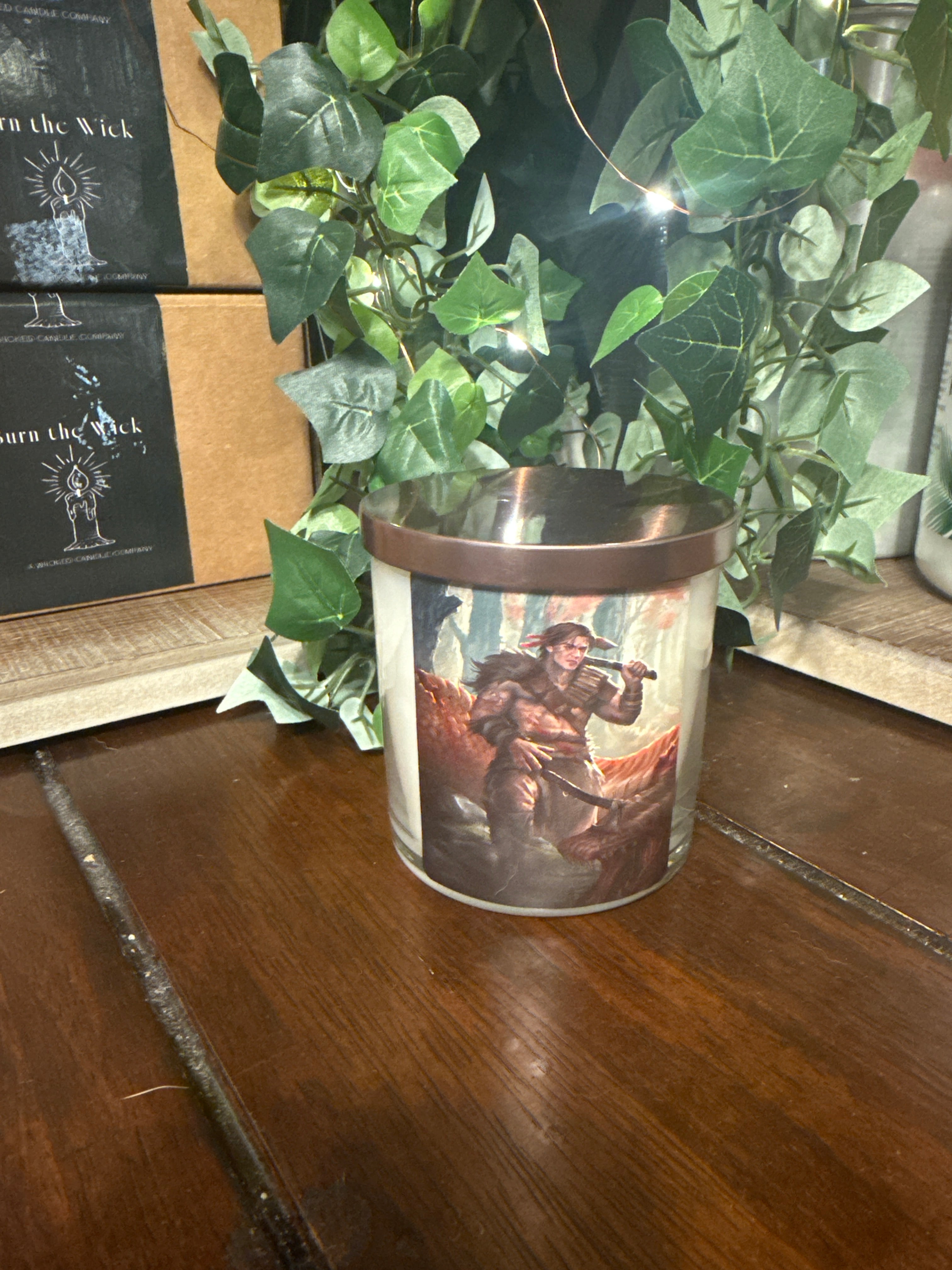 Fall Warlord Candle